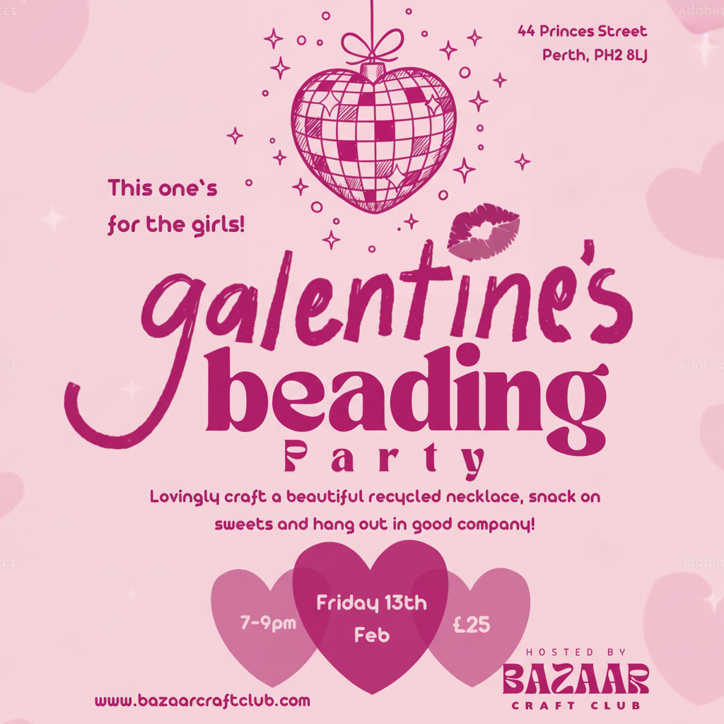 Galentine's Beading Party Promotional Image